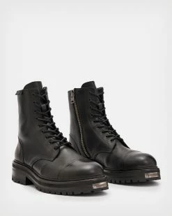 Flash Sale 😍 Hank Leather 🥾 Boots Black ❤️ -Men's Shirts popular shop MZ0041A 5 3