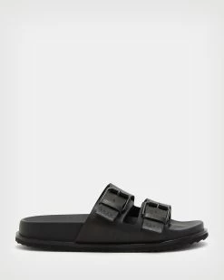 Brand new 💯 Ash Leather 🩴 Sandals Black 👏