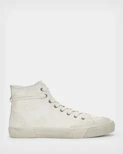 Promo 🎉 Dumont Suede High Top Trainers Chalk White 🛒