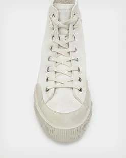 Promo 🎉 Dumont Suede High Top Trainers Chalk White 🛒 -Men's Shirts popular shop MZ0129A 4068 3