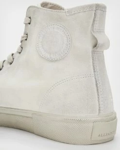 Promo 🎉 Dumont Suede High Top Trainers Chalk White 🛒 -Men's Shirts popular shop MZ0129A 4068 6