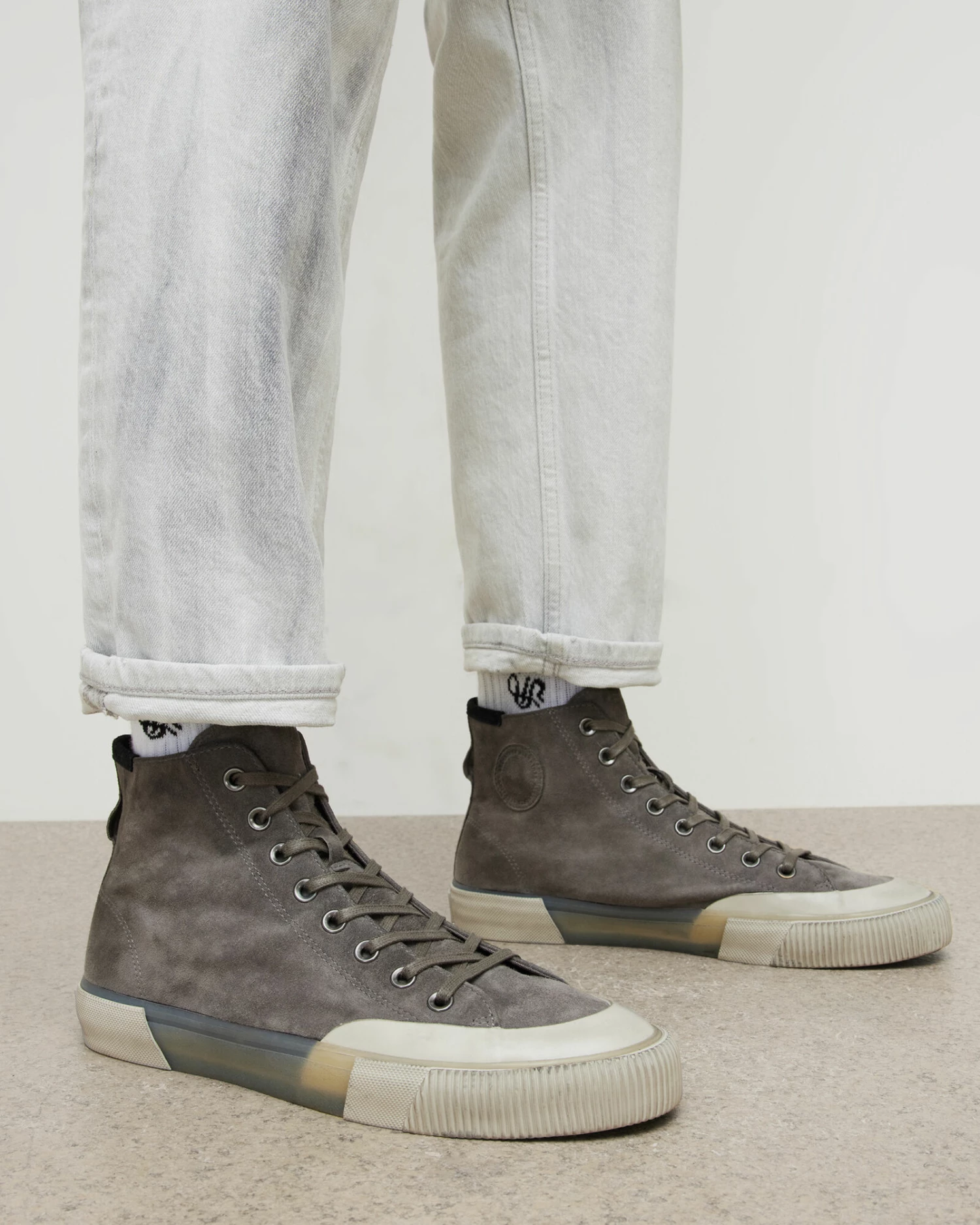 Promo 🌟 Dumont High Top Trainers Slate Grey ✨ 2 Promo 🌟 Dumont High Top Trainers Slate Grey ✨ - Image 2