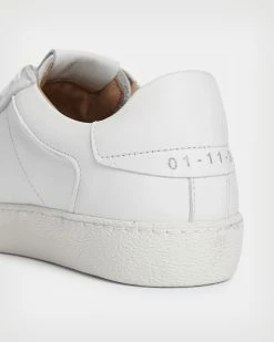 Best Sale 😍 Sheer Low Top Leather Trainers White ⌛ -Men's Shirts popular shop MZ039Z 10 6