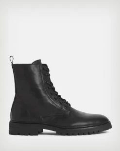 Best Pirce 🔥 Tobias Leather 🥾 Boots Black 🌟