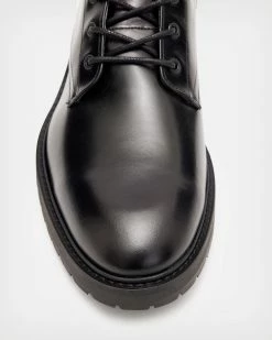 Flash Sale ✔️ Porter Leather 🥾 Boots Black ❤️ -Men's Shirts popular shop MZ554X 5 2