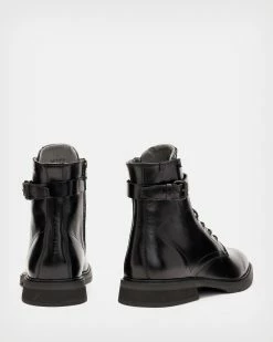 Flash Sale ✔️ Porter Leather 🥾 Boots Black ❤️ -Men's Shirts popular shop MZ554X 5 5