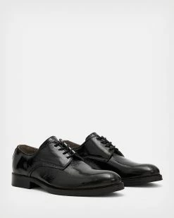 Brand new 🎉 Apollo Patent Leather Derby 👟 Shoes Black ✨ -Men's Shirts popular shop MZ563X 5 5