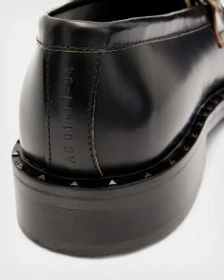 Budget ⌛ Dalias Leather Loafers Black ✔️ -Men's Shirts popular shop MZ564X 5 4