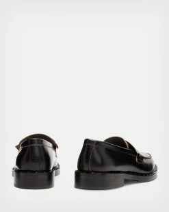 Budget ⌛ Dalias Leather Loafers Black ✔️ -Men's Shirts popular shop MZ564X 5 5