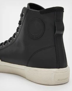 Flash Sale 🎁 Dumont Leather High Top Trainers Black 🤩 -Men's Shirts popular shop MZ589X 5 6