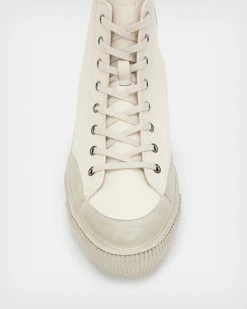 Hot Sale 👏 Dumont Leather High Top Trainers Chalk White 😉 -Men's Shirts popular shop MZ590X 4068 3