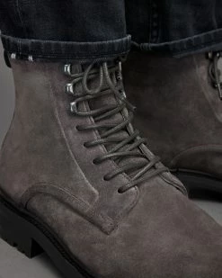 Deals 🎉 Laker Suede 🥾 Boots Charcoal Grey ⭐ -Men's Shirts popular shop MZ606X 3860 4